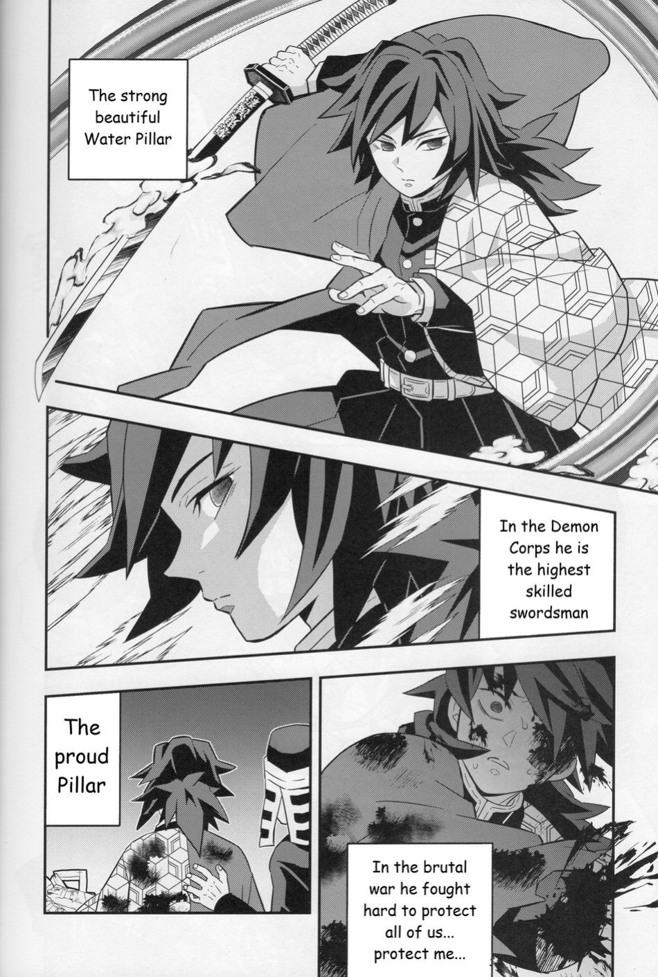 [Okashitai (Kinno Tamamushi)] Mob x Giyuu Konsui Choukyou Seigangu -Mizubashira Hen- (Kimetsu no Yaiba)