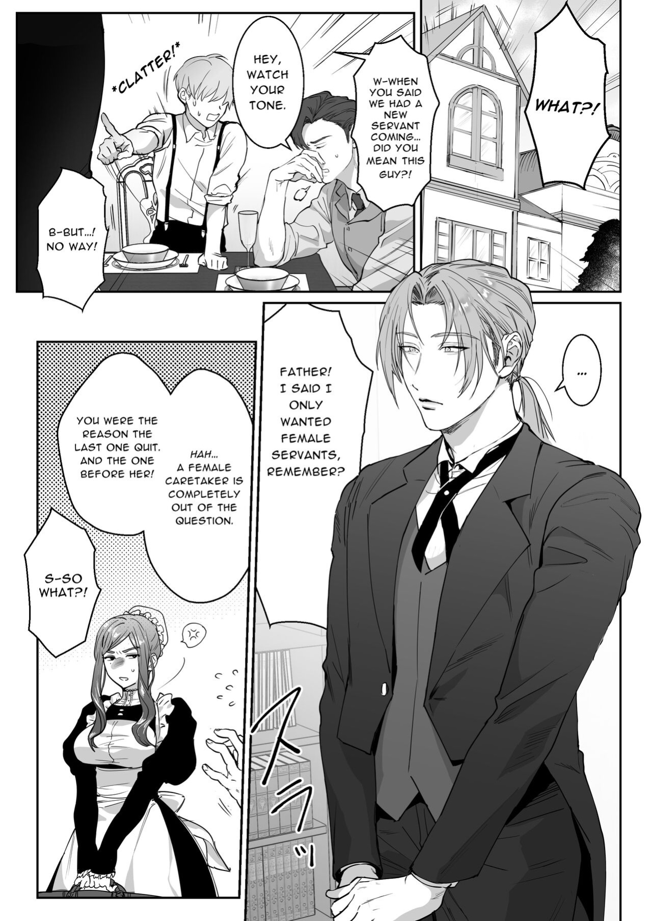 [Nugget bun Nageya-san (Nugget)] Waka Danna-sama, O Shioki no Jikan Desu. | Young Master, It's Time For Punishment