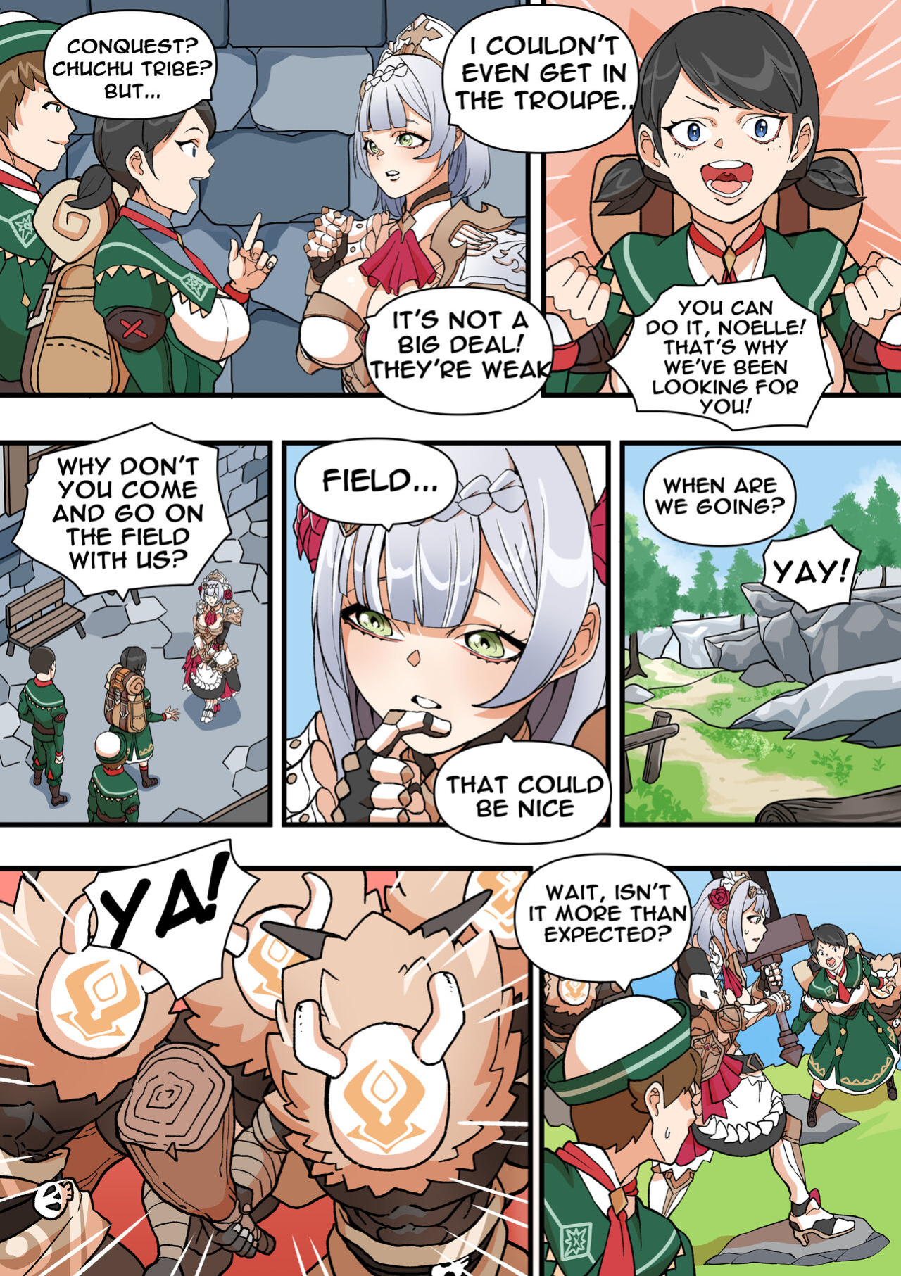 [BLUECANDY] World Mission -An Episode of Noelle- (Genshin Impact)