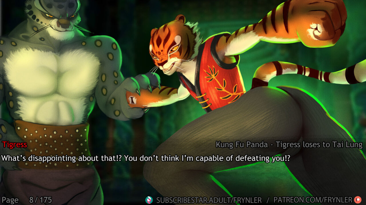 [Frynler] Tigress loses to Tai Lung (Kung Fu Panda)