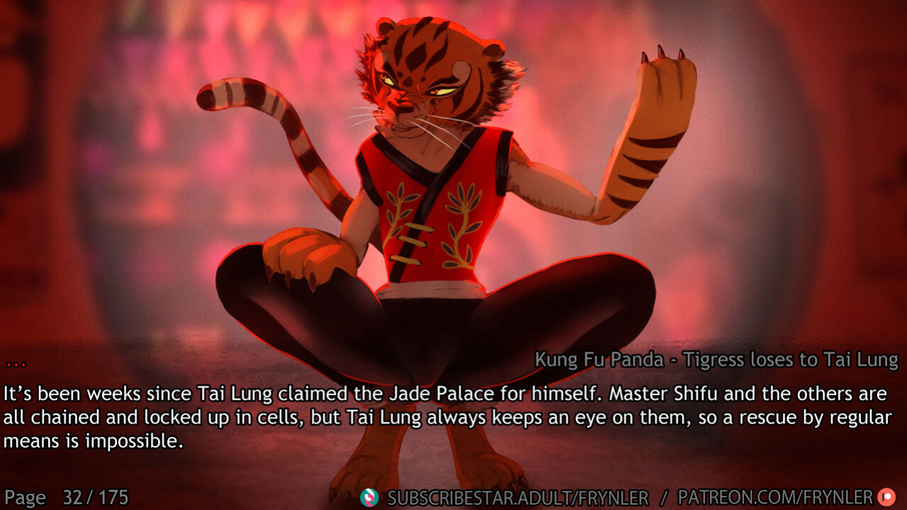 [Frynler] Tigress loses to Tai Lung (Kung Fu Panda)