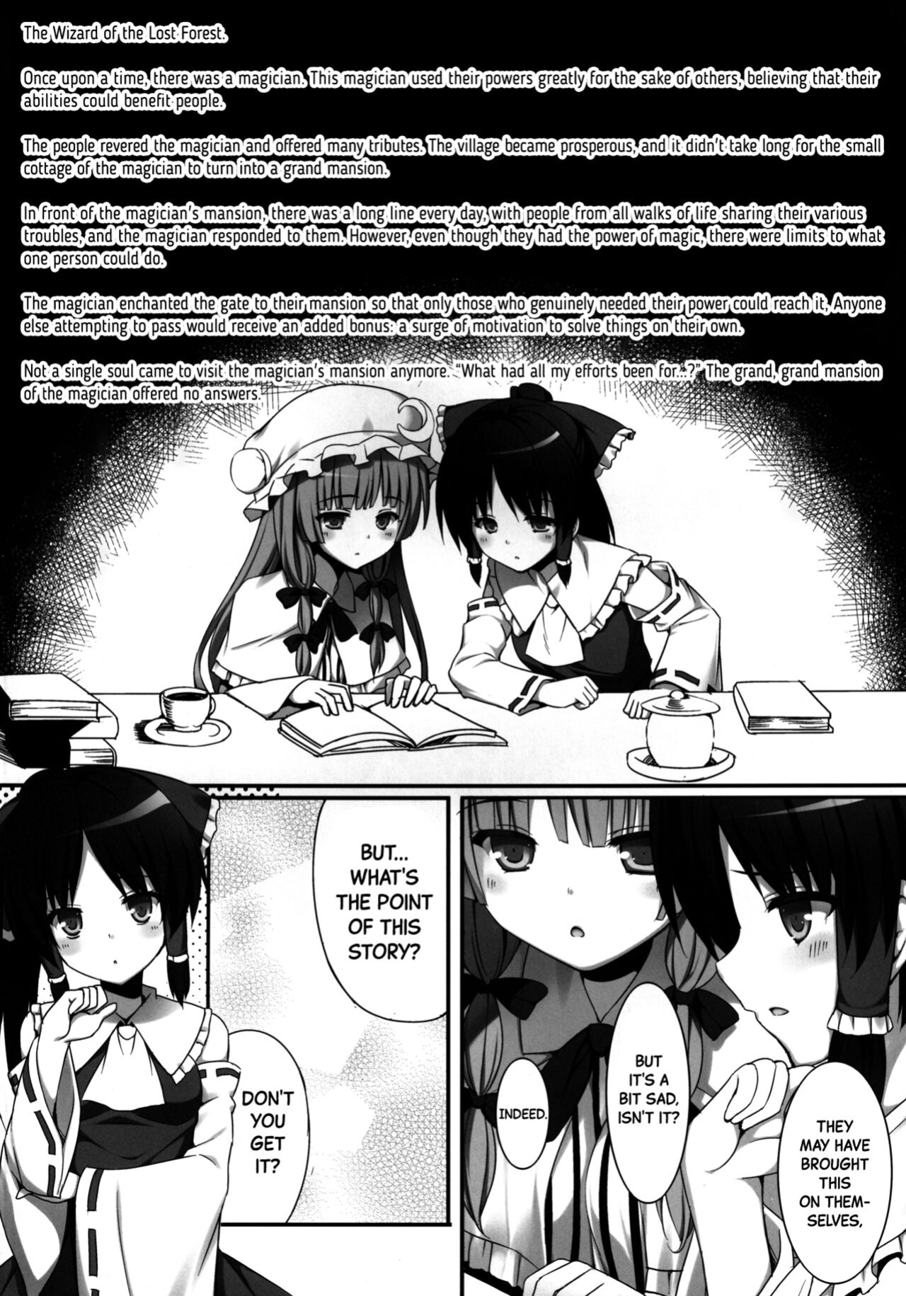 [PiT (Natsuki Shuri)] Ihen ga Michi o Yattekuru・Ketsu (Touhou Project) | An Incident Is Coming This Way・Part 2 [Black Grimoires]