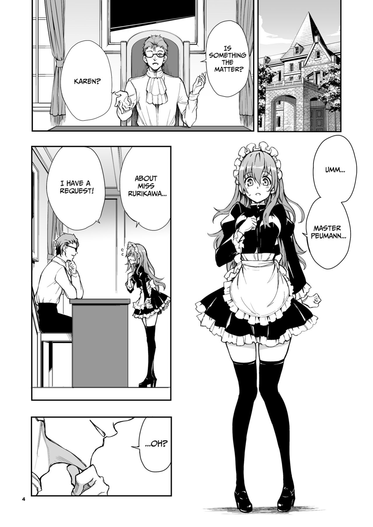 [Kyockchokyock (Kyockcho)] Maid Kyouiku. 6 -Botsuraku Kizoku Rurikawa Tsubaki-