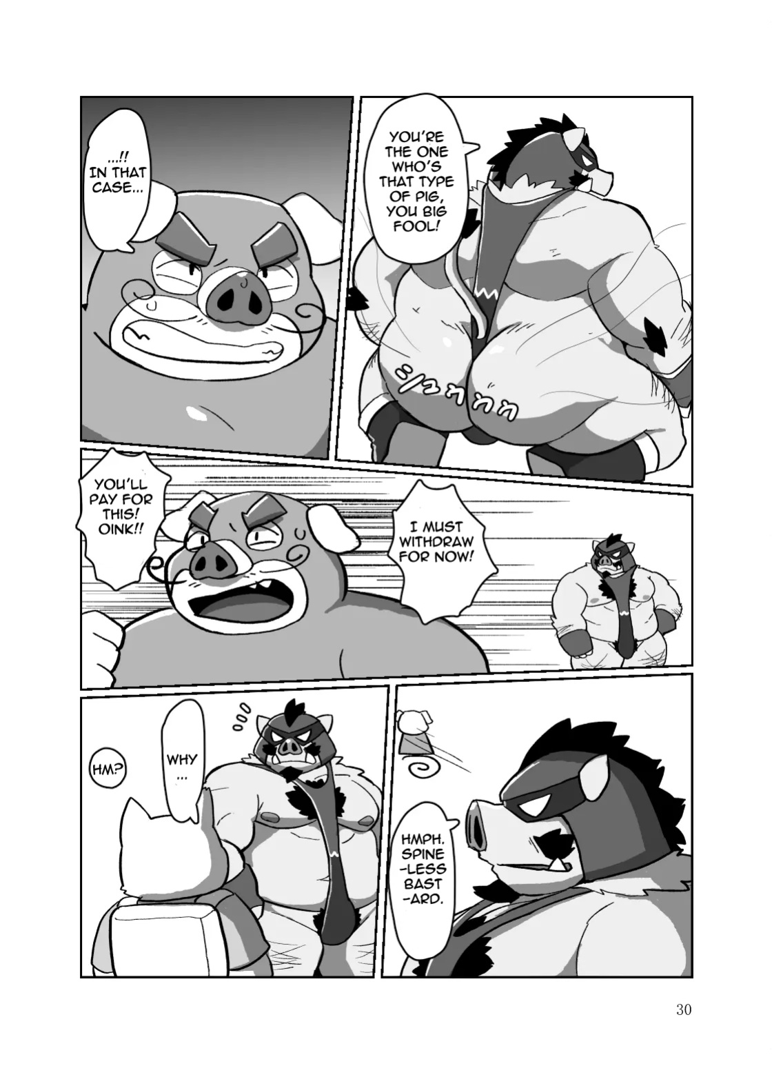 [Kyouretsu Hiyougeka (Beat-kun)] Roshutsu Hentai Dosukebear| Exhibitionist Pervert Dosukebear [The_Masked_Kemoner]