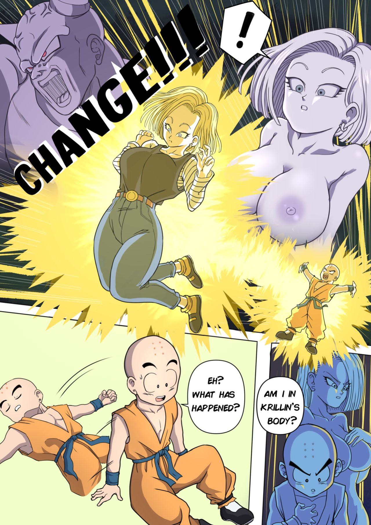 (Artist: Axlexcima/TSFSingularity) Dragon Ball Body Change (Part 1)