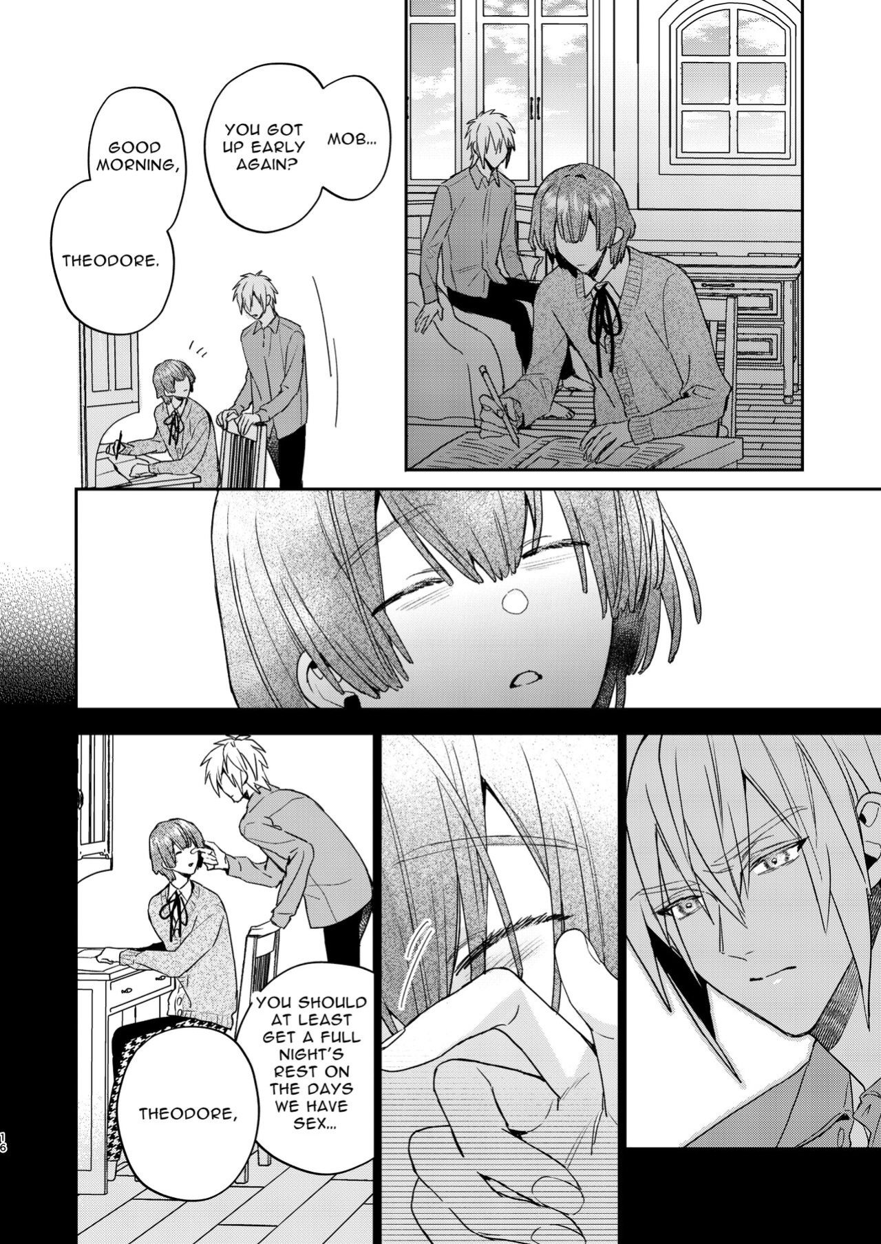 [niwaniwa (Oova Akiru)] Tensei Mob wa BL-gee no Sekai de Hamerare Kouryakusaremashita!? 3 | Sex with the Love Interest! But I'm an NPC! 3 [Bean Works]