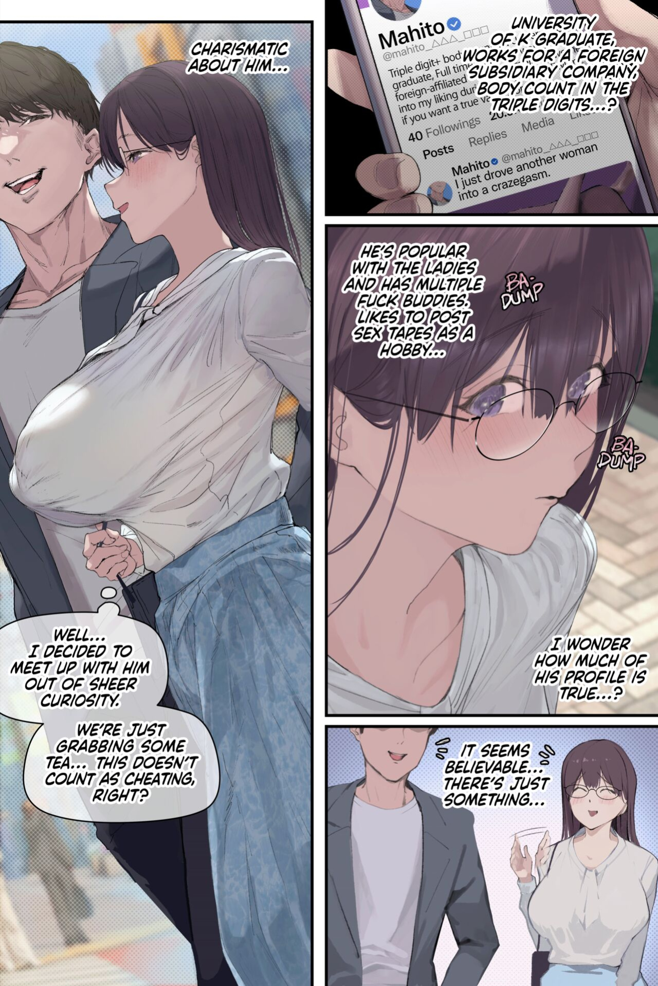 [Yomoda Yomo] Intelli Hitozuma Amamiya Touko Sensei no Hatsujou | Touko Amamiya: Wife, Scholar, Professor in HEAT [Artistan]