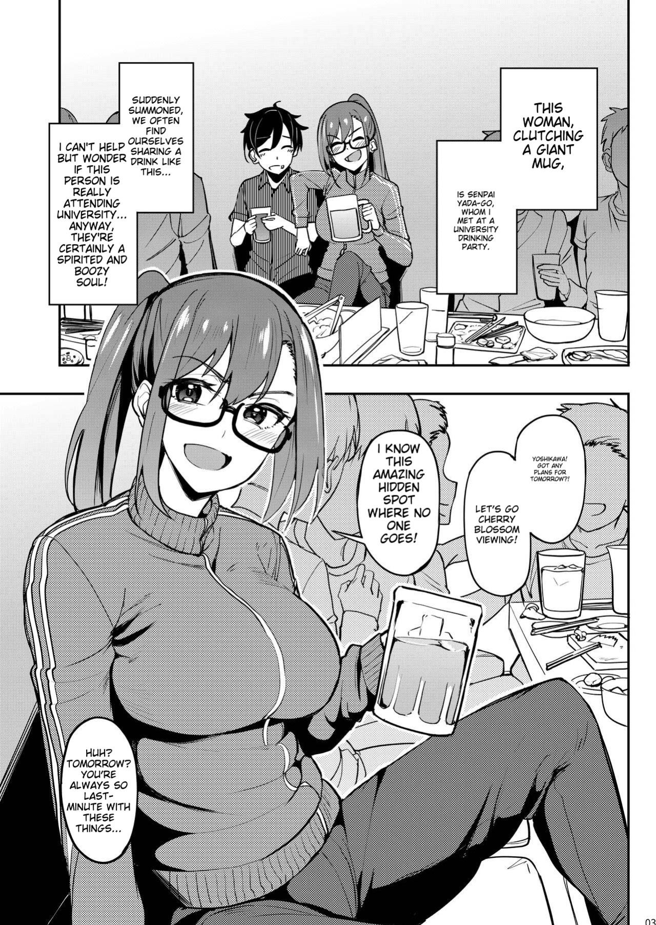[Ikebukuro Distillery (Kosuke Haruhito)] Yoidore Hanamizake - Daigaku no Senpai to Ohanami Deisui Sex