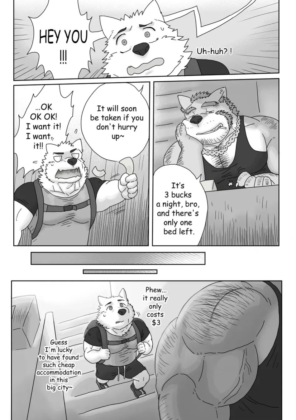 [Renoky] Found a super ~~ cheap inn in a big city! [Eng]