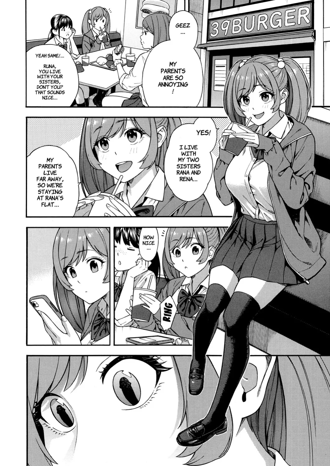 [Zonda] Making a Harem of the Three Bitchy Gal Sisters - Part 1-2 [Comoop]
