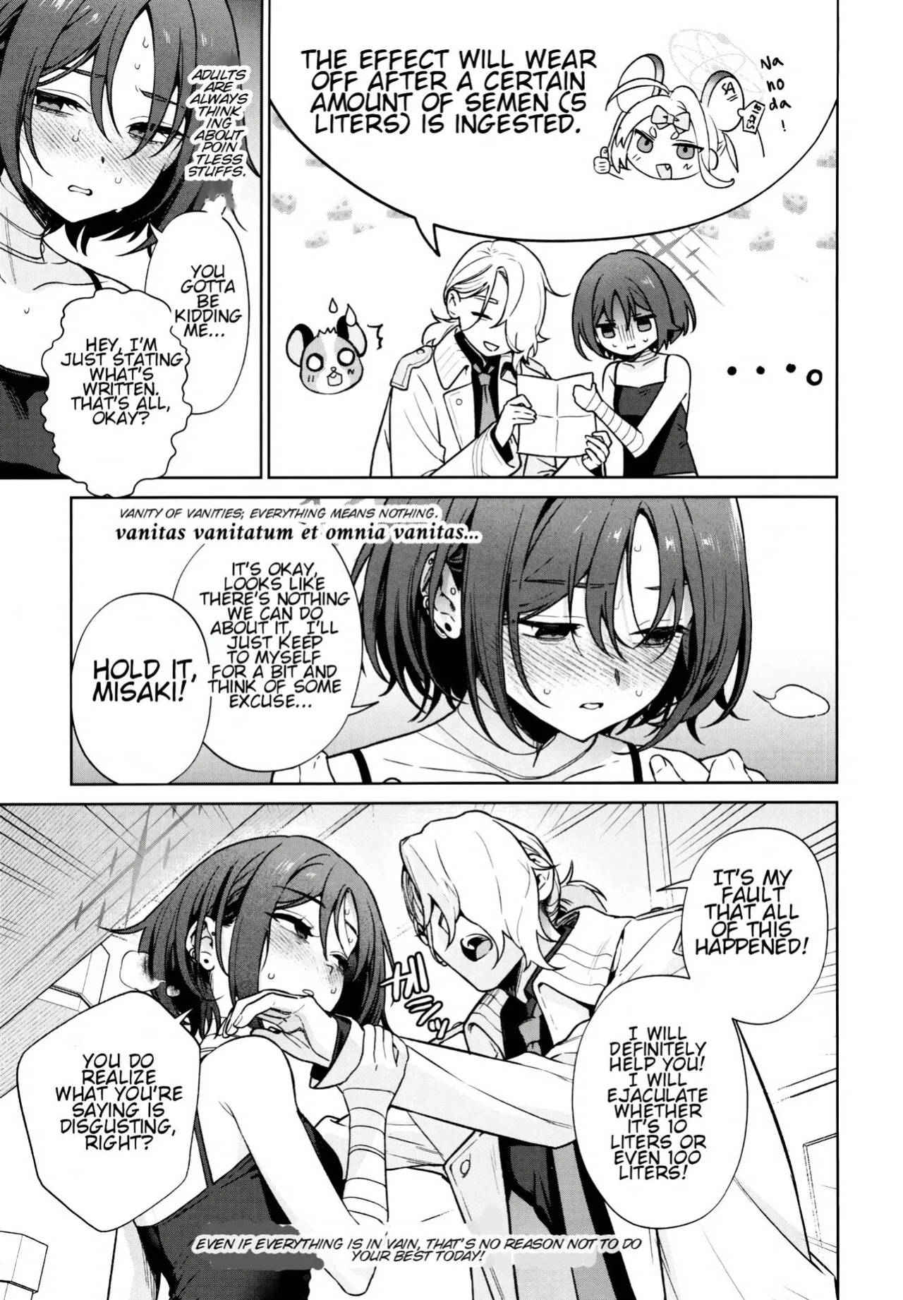 (C104) [Ozitan Yasan (Mameojitan)] OVERDOSE (Blue Archive) [english] [KUWANA] [Reupload]
