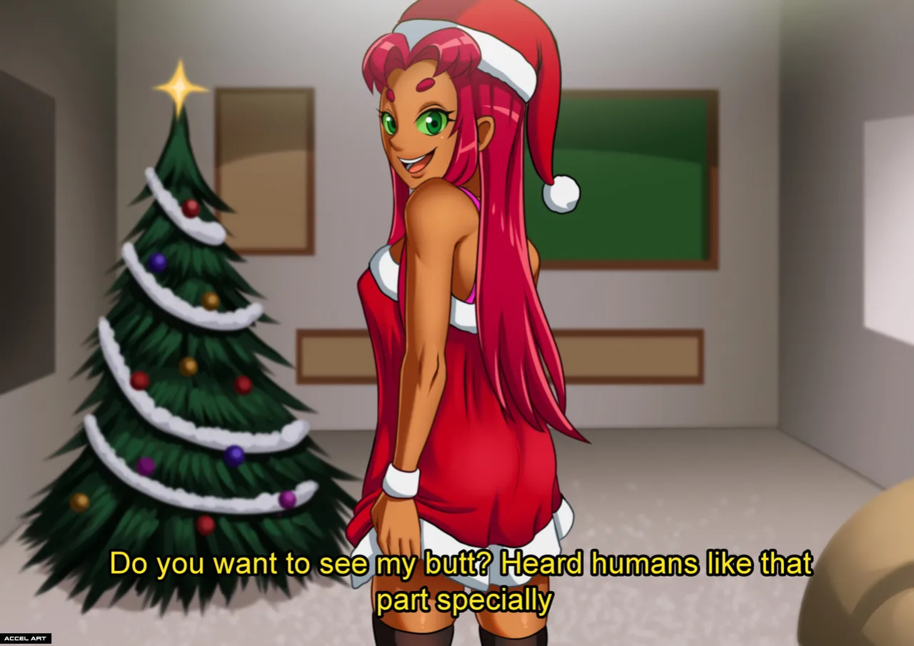 [Accel Art] Star Fire Chirstmas (Teen titans) (english + textless)