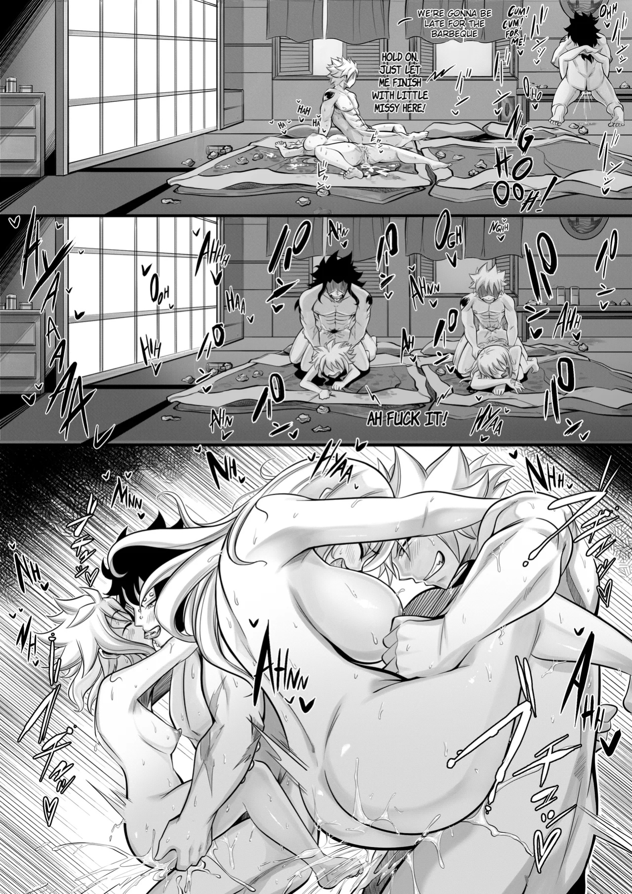 [Joshdinobarney] Summer Dragon Taming Doujin (Fairy Tail) [Uncensored]