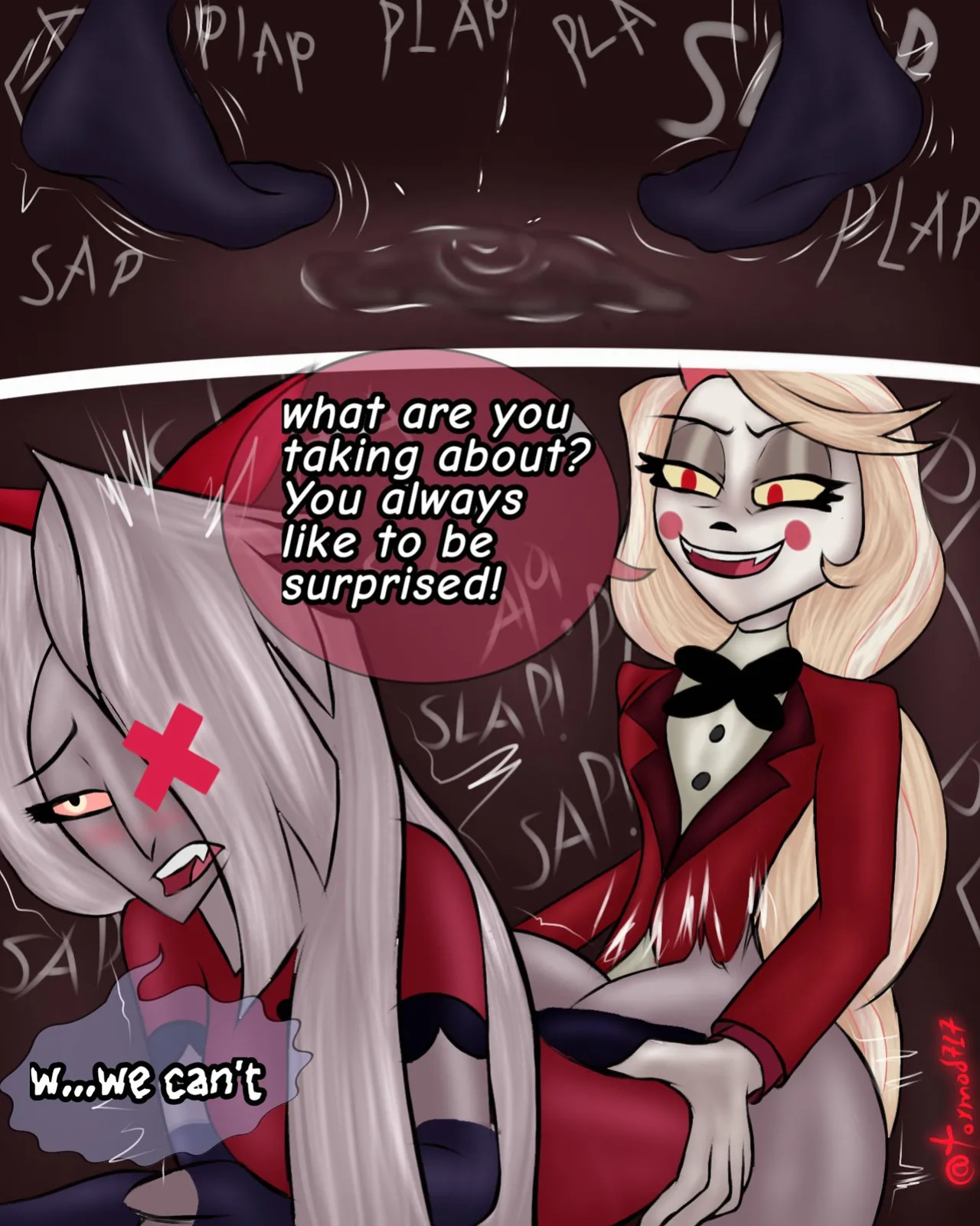 [Tormod717] Charlie & Vaggie / Charlie & Emily (Hazbin Hotel)