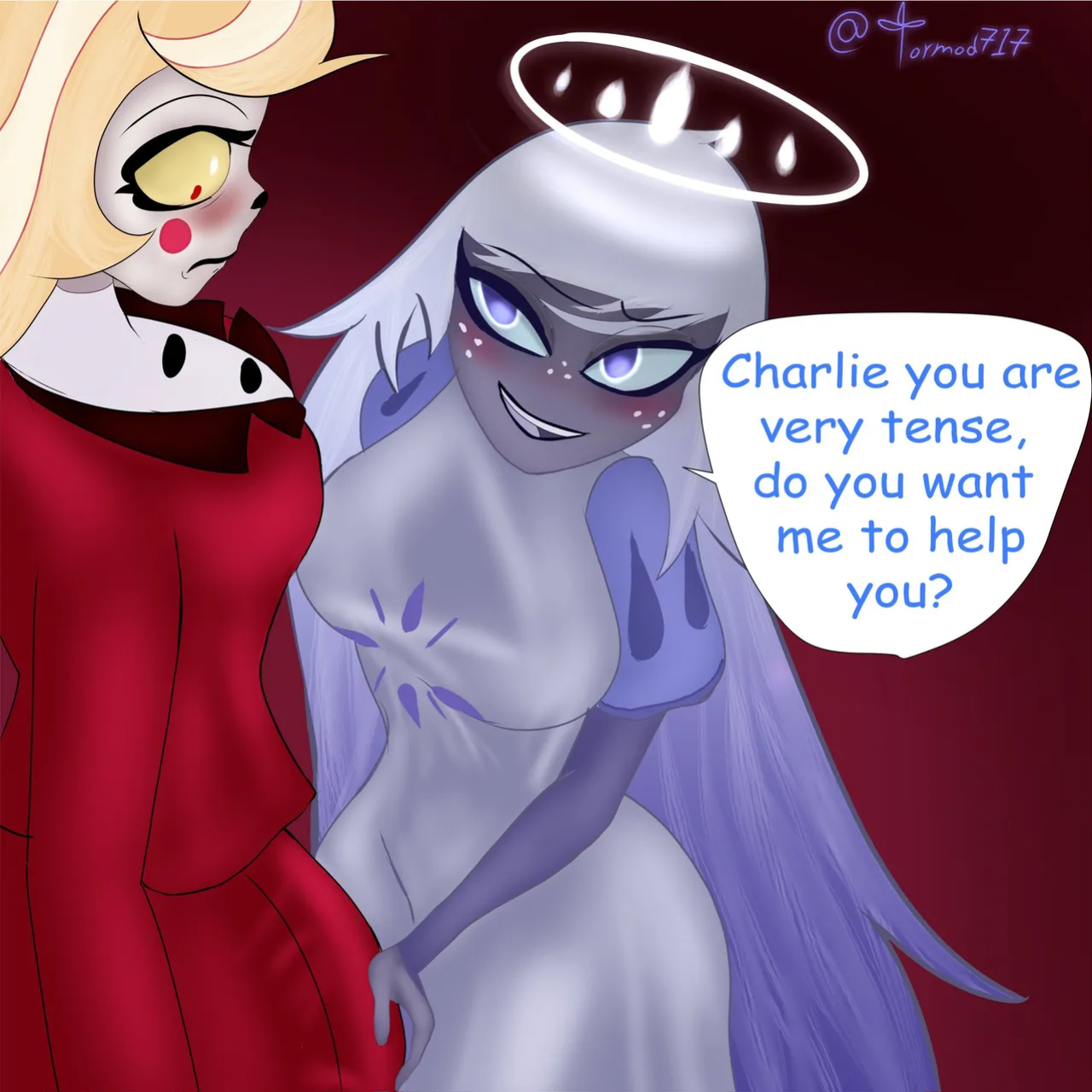 [Tormod717] Charlie & Vaggie / Charlie & Emily (Hazbin Hotel)