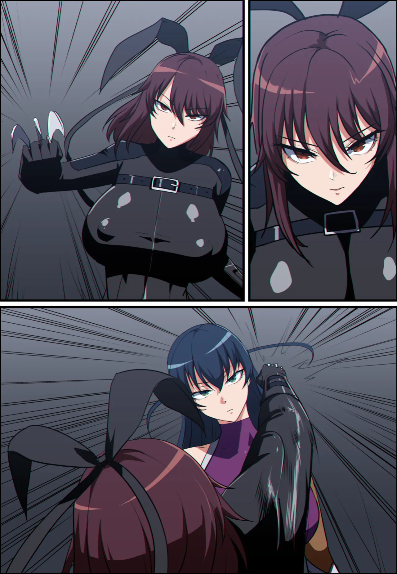 TAIMANIN SERIES - Asagi Igawa / Mizuki Shiranui [Ep.3 - Part1+2] | (pixiv fanbox)