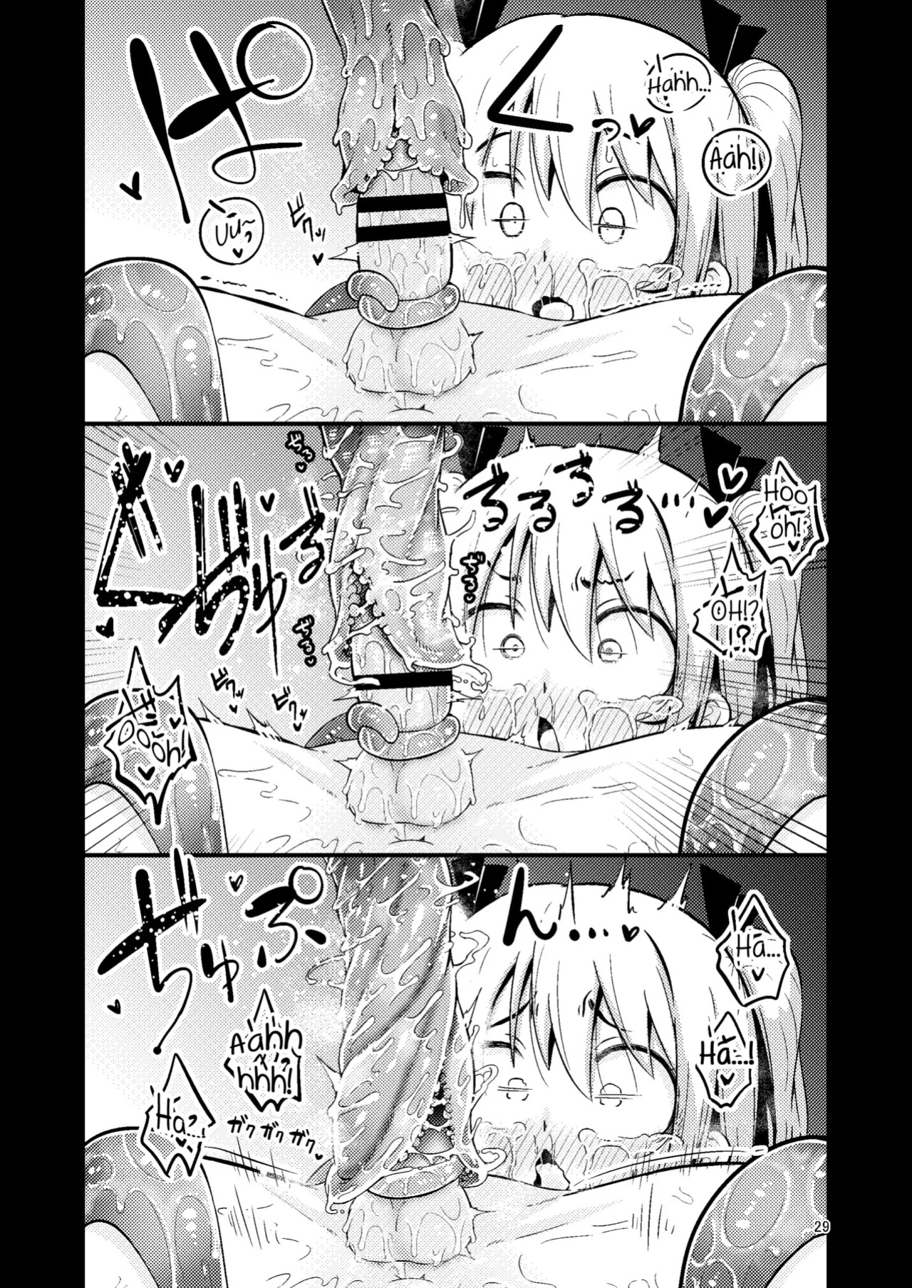 [SUZUPONi (Suzunomoku)] Overdose Tentacles [Queenworm + DKKMD Translations]