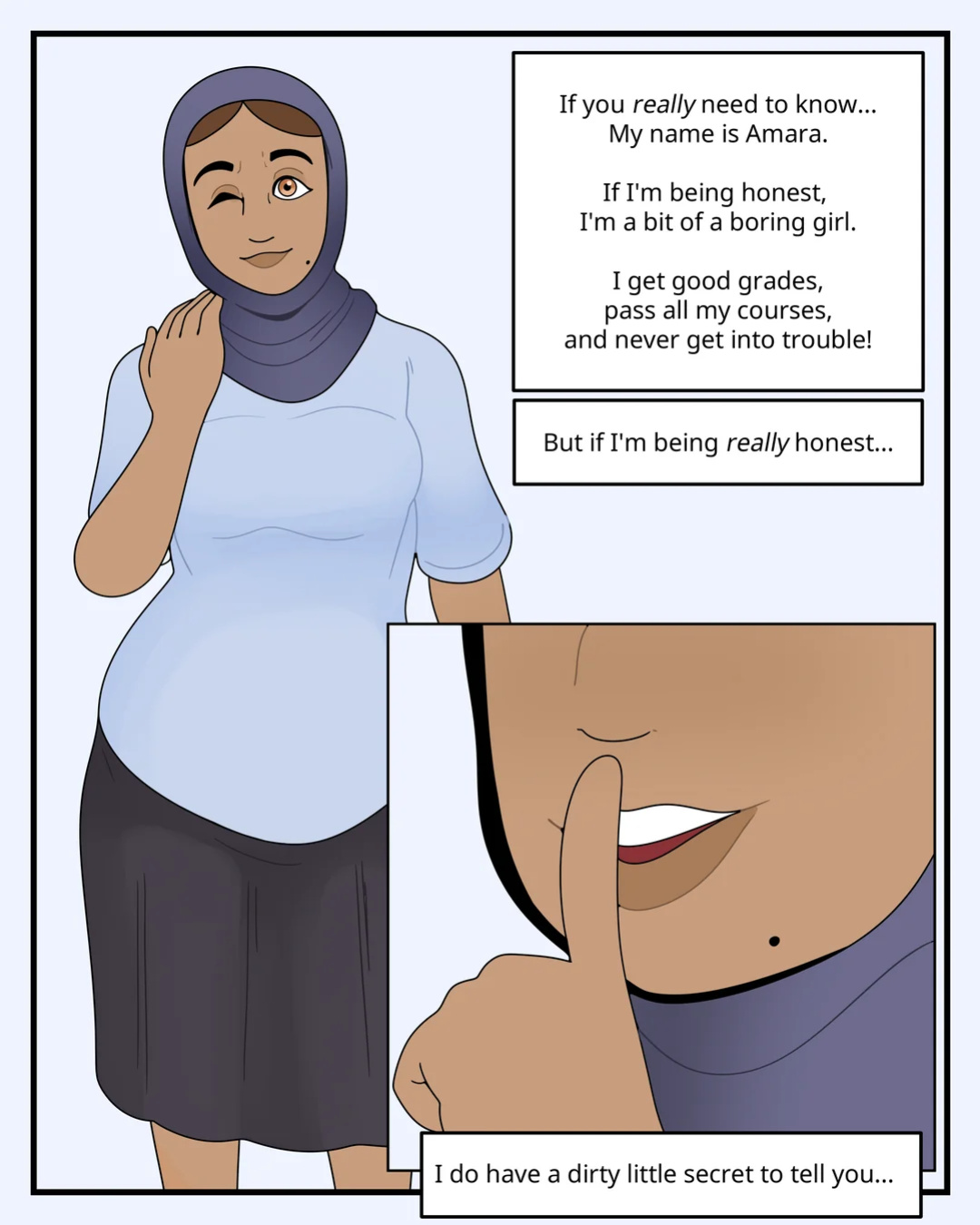 Amara's Dirty Secret (deadenddraws)