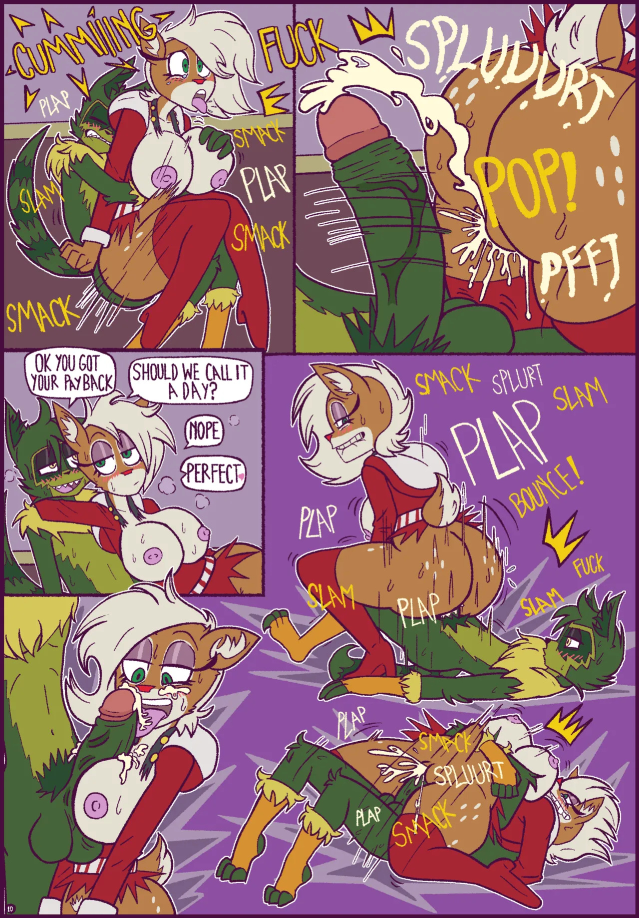 [HoneyMapache] How Fuccoon Fucked Lady Christmas