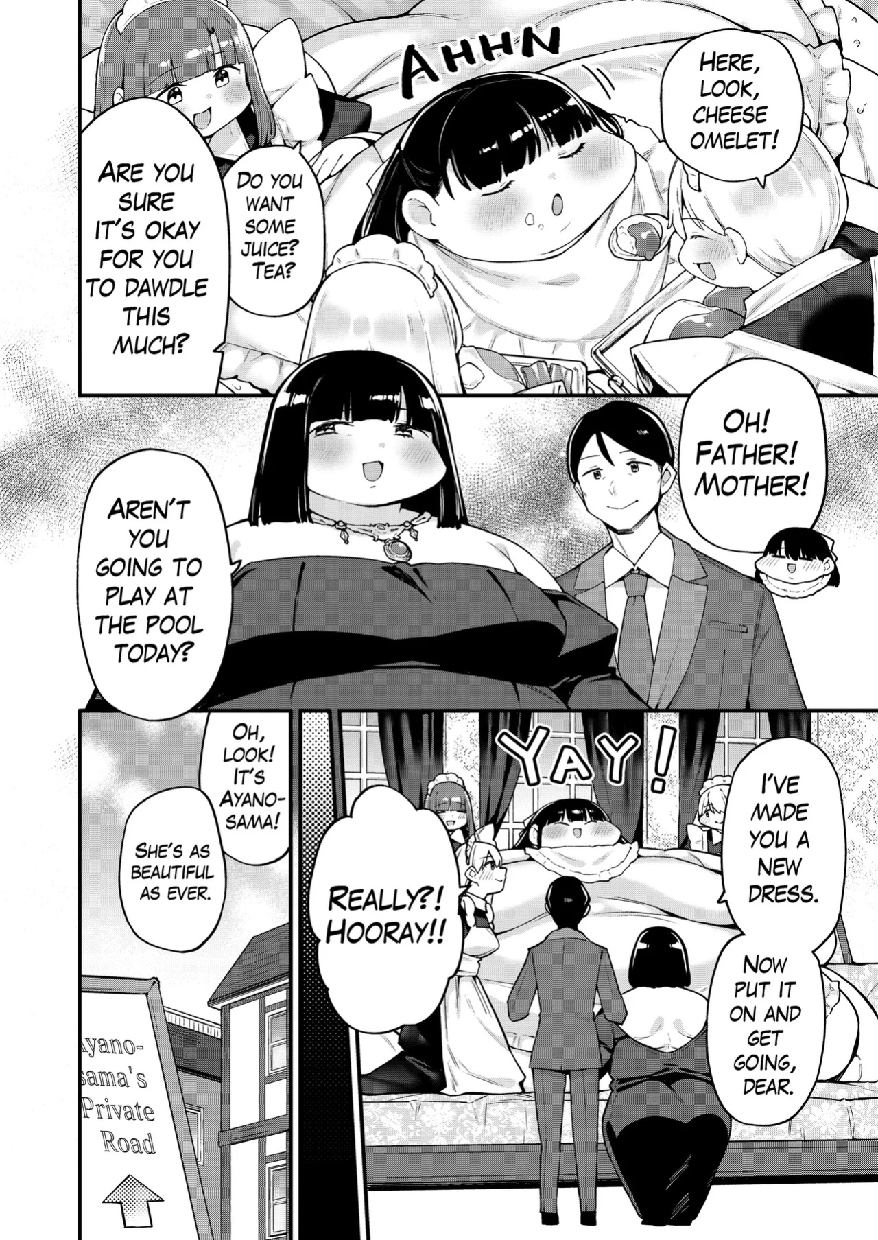 Ayano's Weight Gain Diary: Dream!