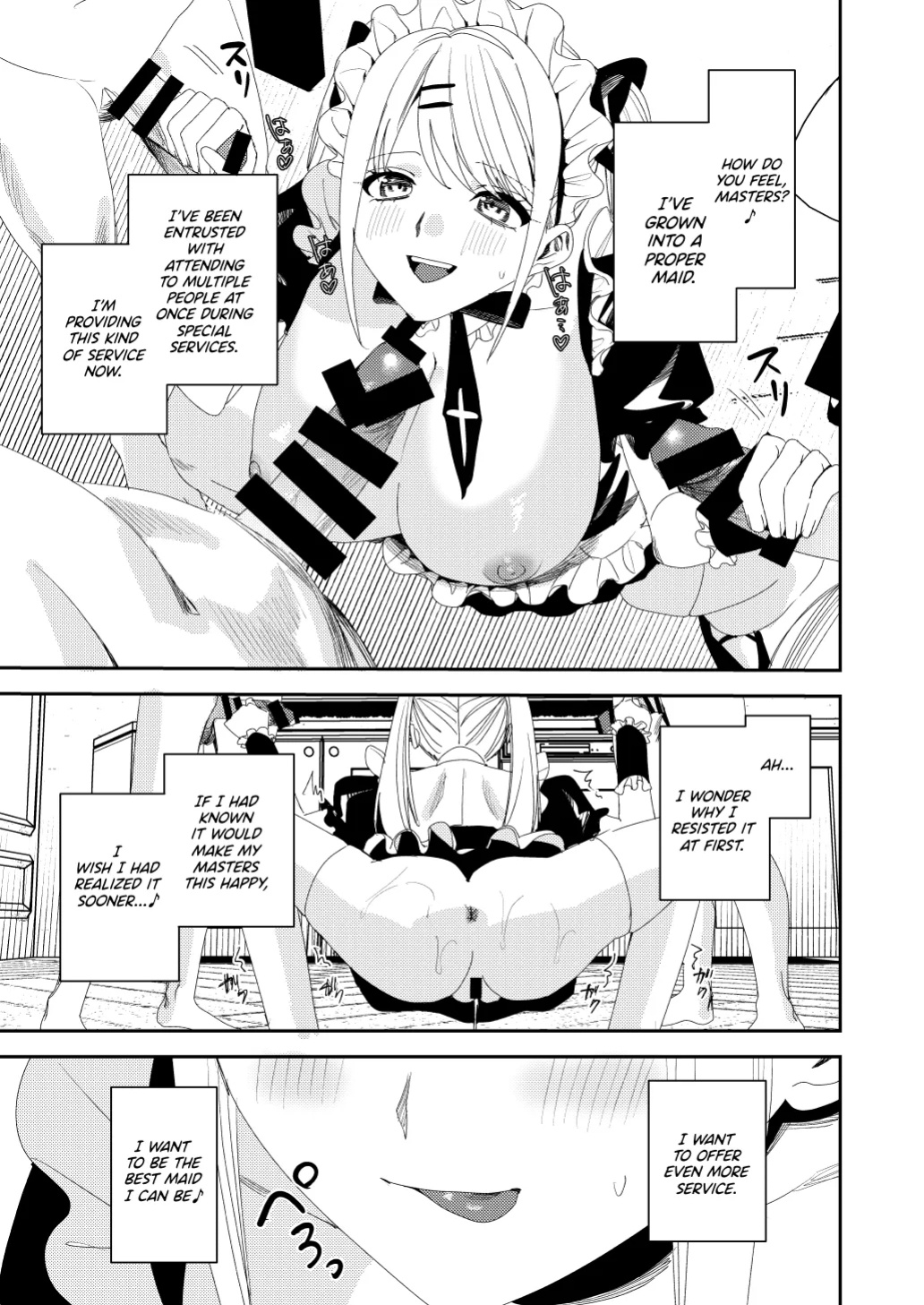[Amuai Okashi Seisakusho (Betty)] Sekuhara Kyaku wa Maid ni shite Gohoushi Saseyo | Harasser Turned Maid Is Made to Service