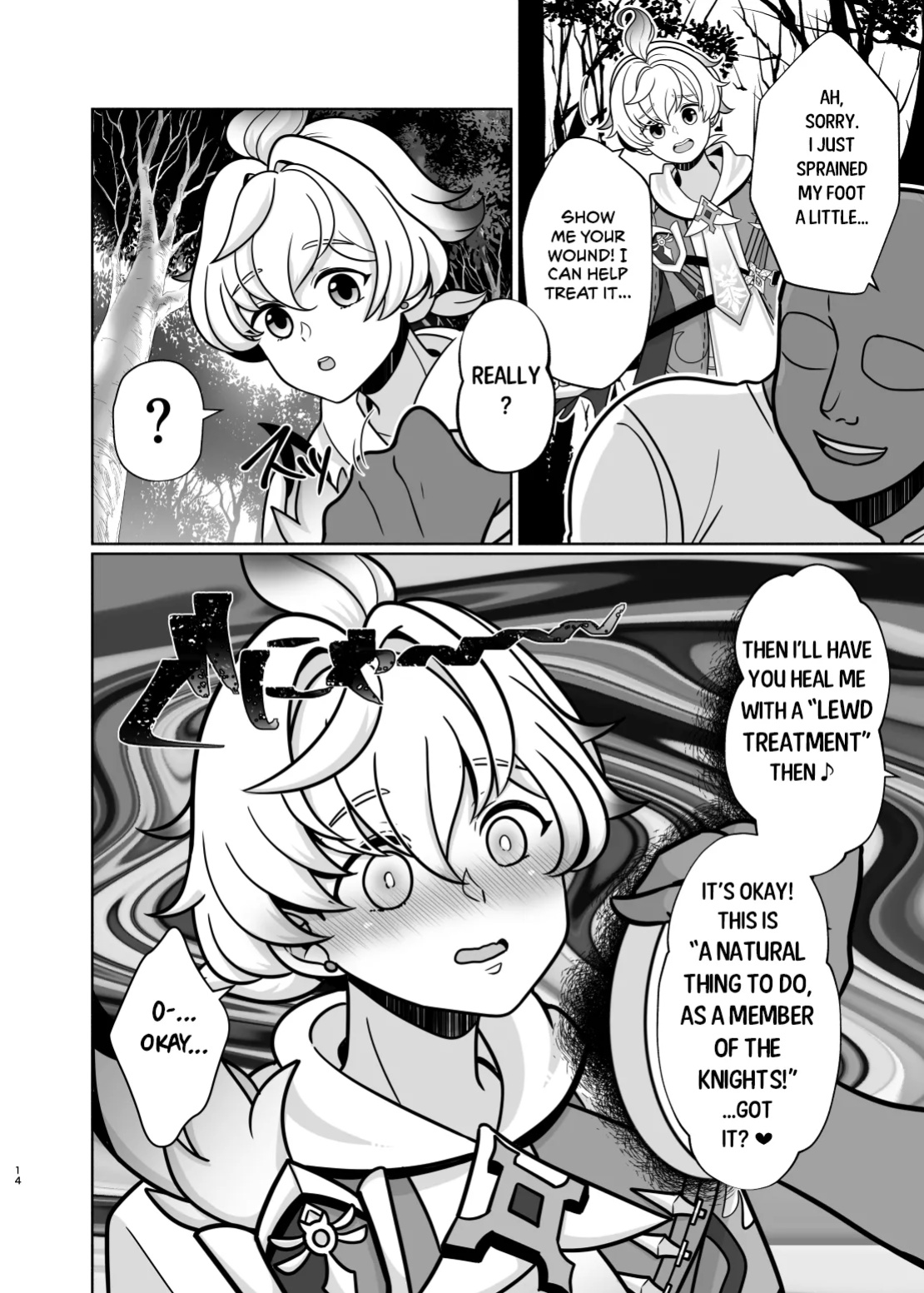 [Usohappyaku (Otori Deko)] Honto ni Atta!? Saimin Seiibutsu 3 | It Really Exists!? Hypnosis Artifact 3 (Genshin Impact dj) {Choco Nanana}