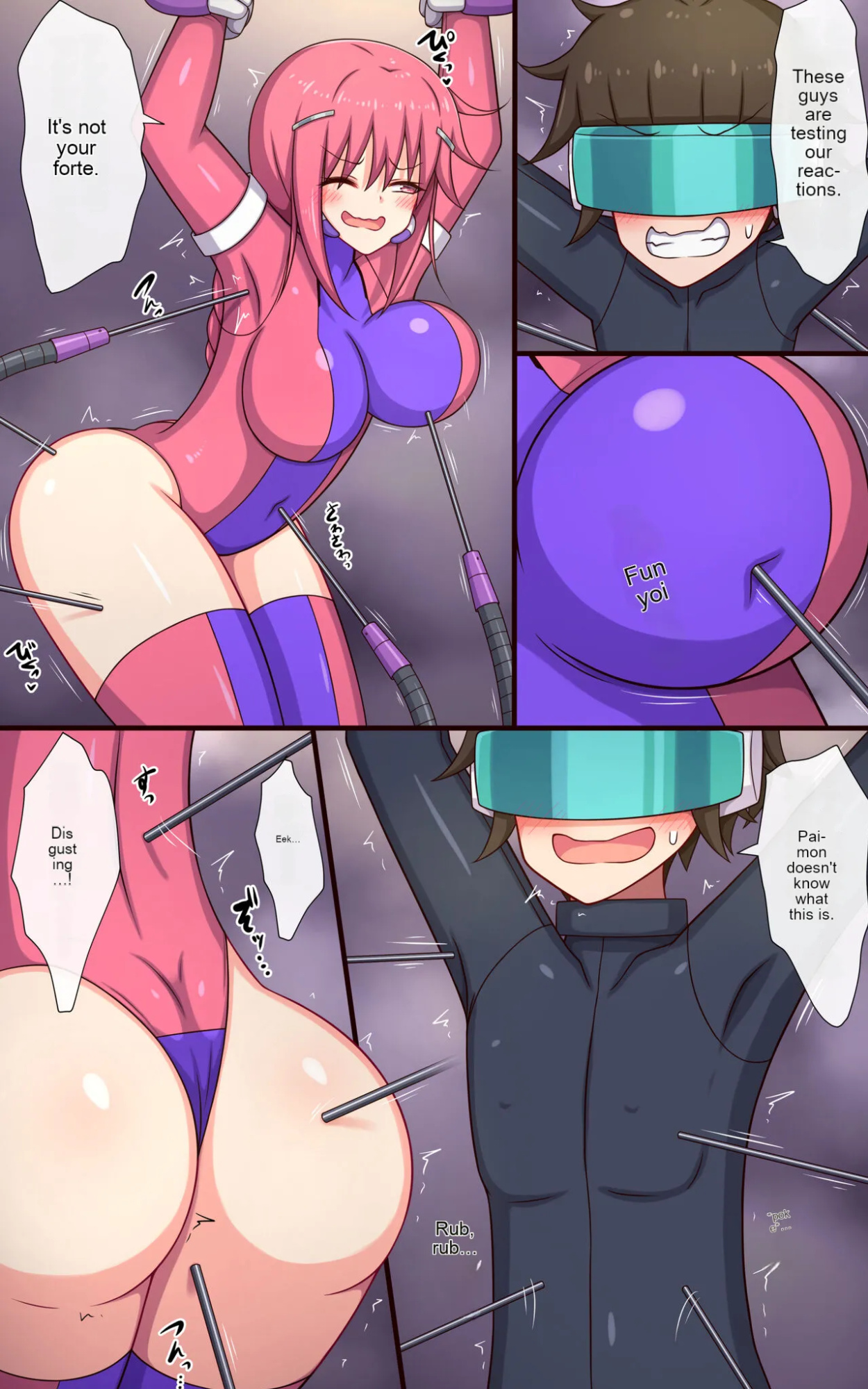 Male and Female Tickle Sex Trap Translated