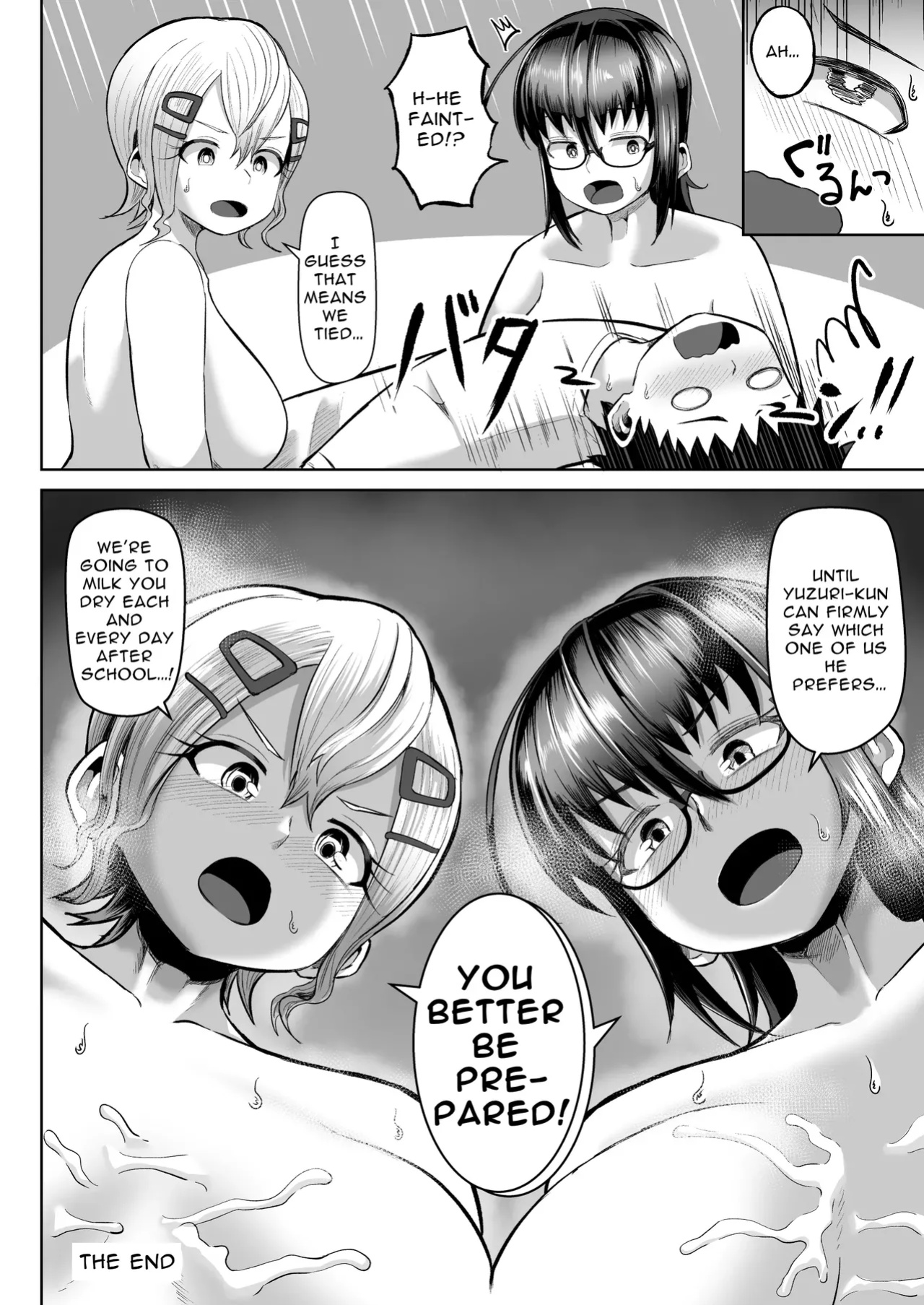 [Moriya (Tenkomori)] Paizuri Iin no Futari ga Boku o Toriau!!?
