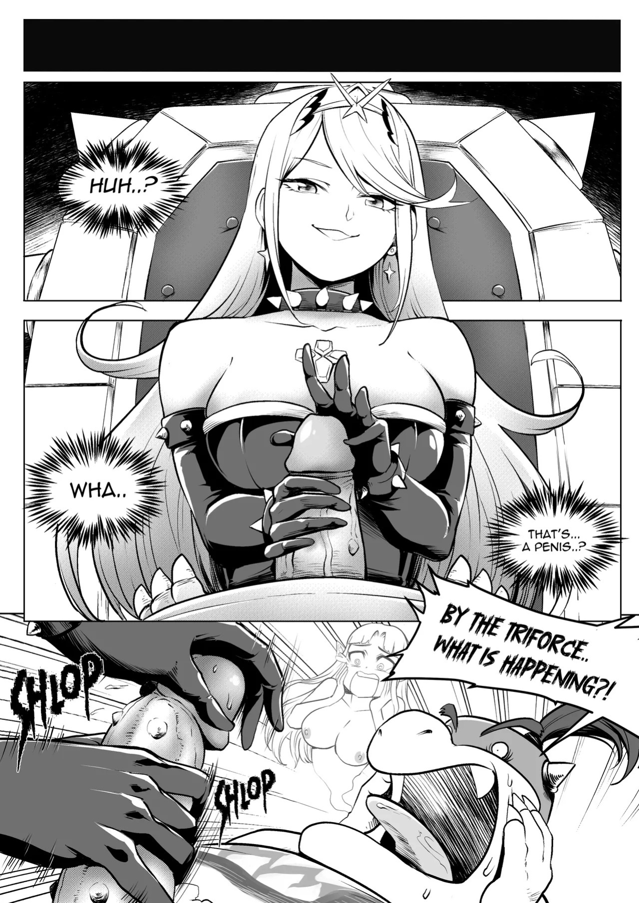 [MassivePinkZombie] sWitch Time! Part 1-4 (Super Smash Bros.) [English & Textless]