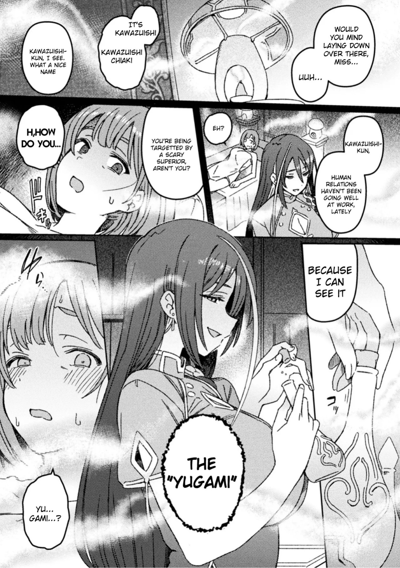 [Suimitsutou Koubou (Momo no Suidousui)] Futanari Detox ~Kuuren Denki Massage Parlor~ Chapter 1 [English]