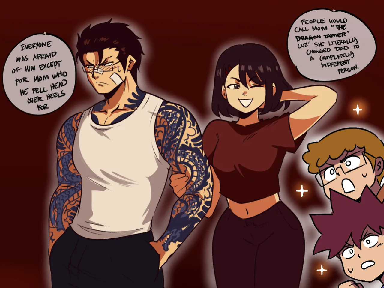 [Tuna Fat | Pommu] Reiko, Nikki & Mochi / The Dragon Tamer | Dragon TamerS [ongoing]