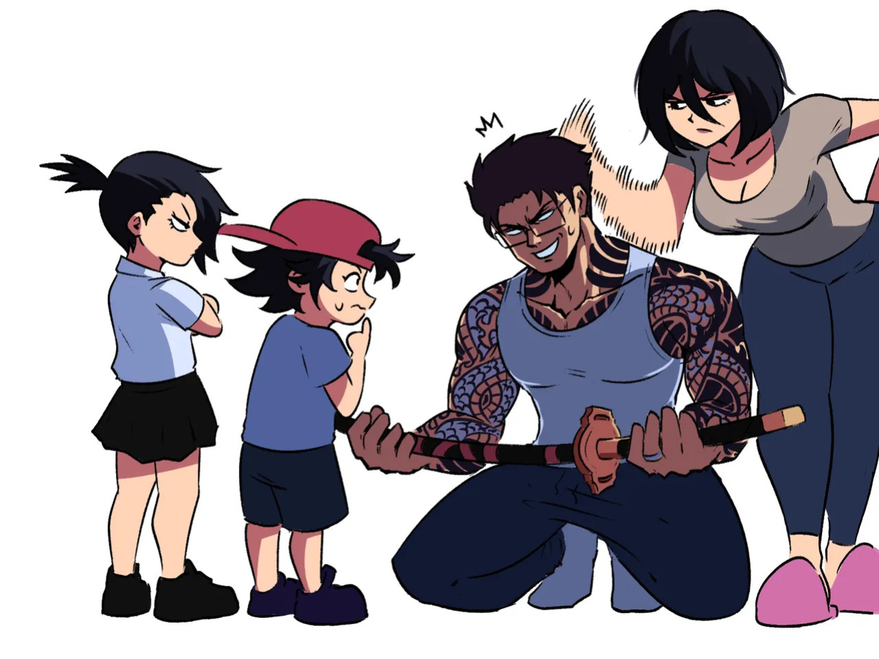 [Tuna Fat | Pommu] Reiko, Nikki & Mochi / The Dragon Tamer | Dragon TamerS [ongoing]