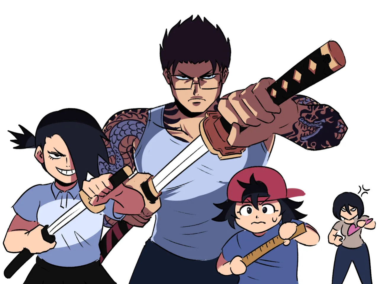 [Tuna Fat | Pommu] Reiko, Nikki & Mochi / The Dragon Tamer | Dragon TamerS [ongoing]