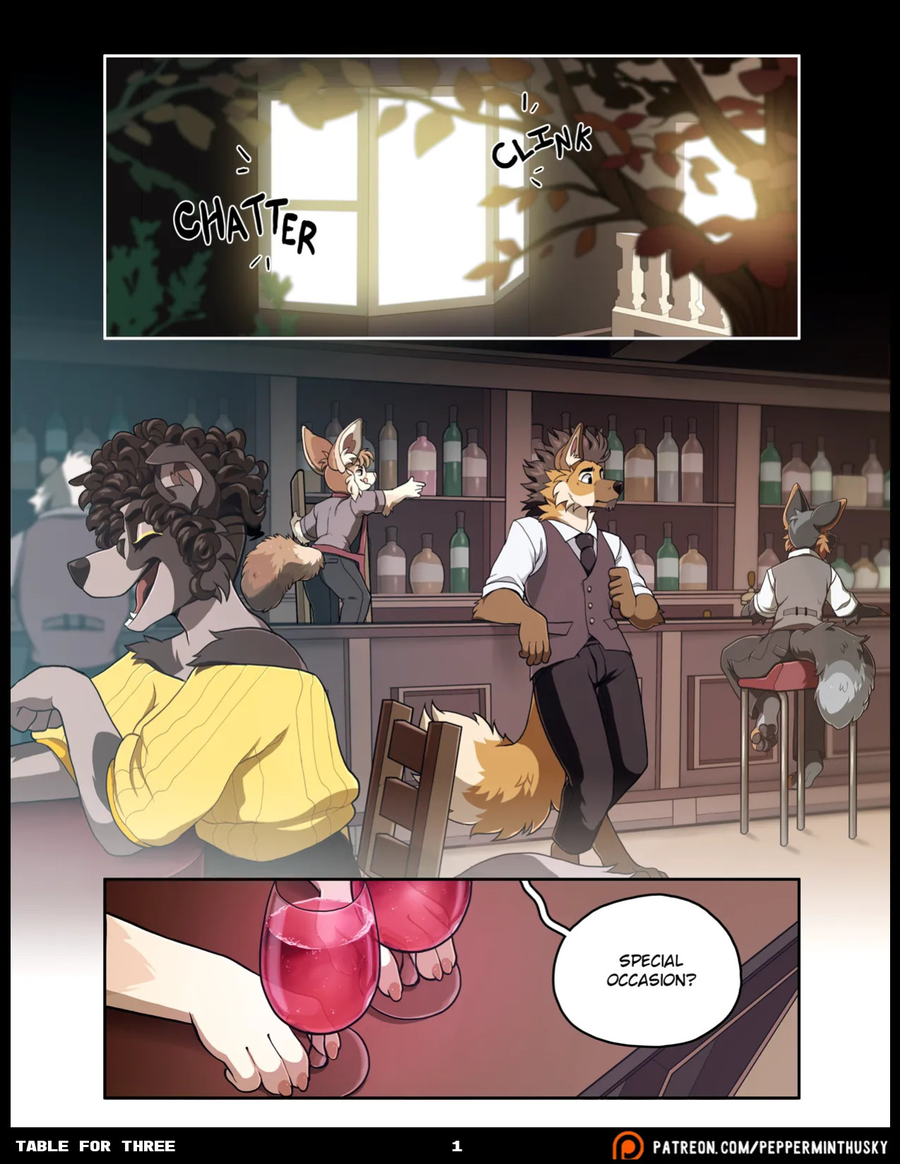 [PeppermintHusky (Roanoak/Ace)] Table for Three: Remix (Incomplete)