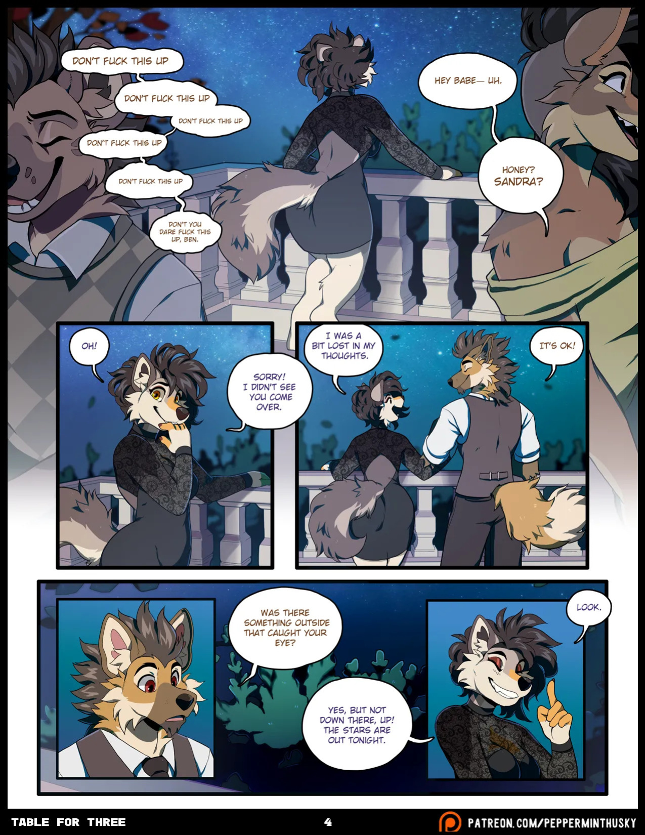 [PeppermintHusky (Roanoak/Ace)] Table for Three: Remix (Incomplete)