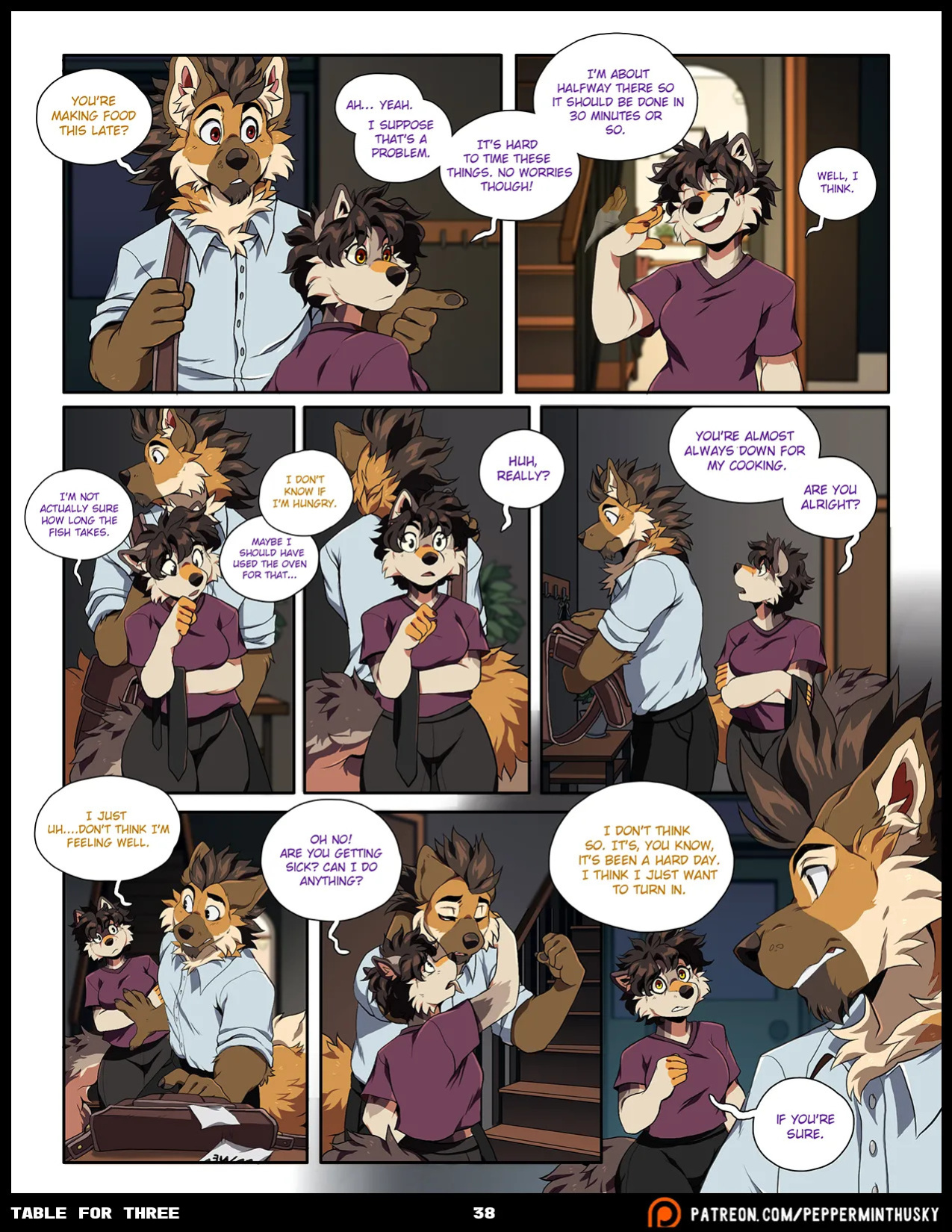 [PeppermintHusky (Roanoak/Ace)] Table for Three: Remix (Incomplete)
