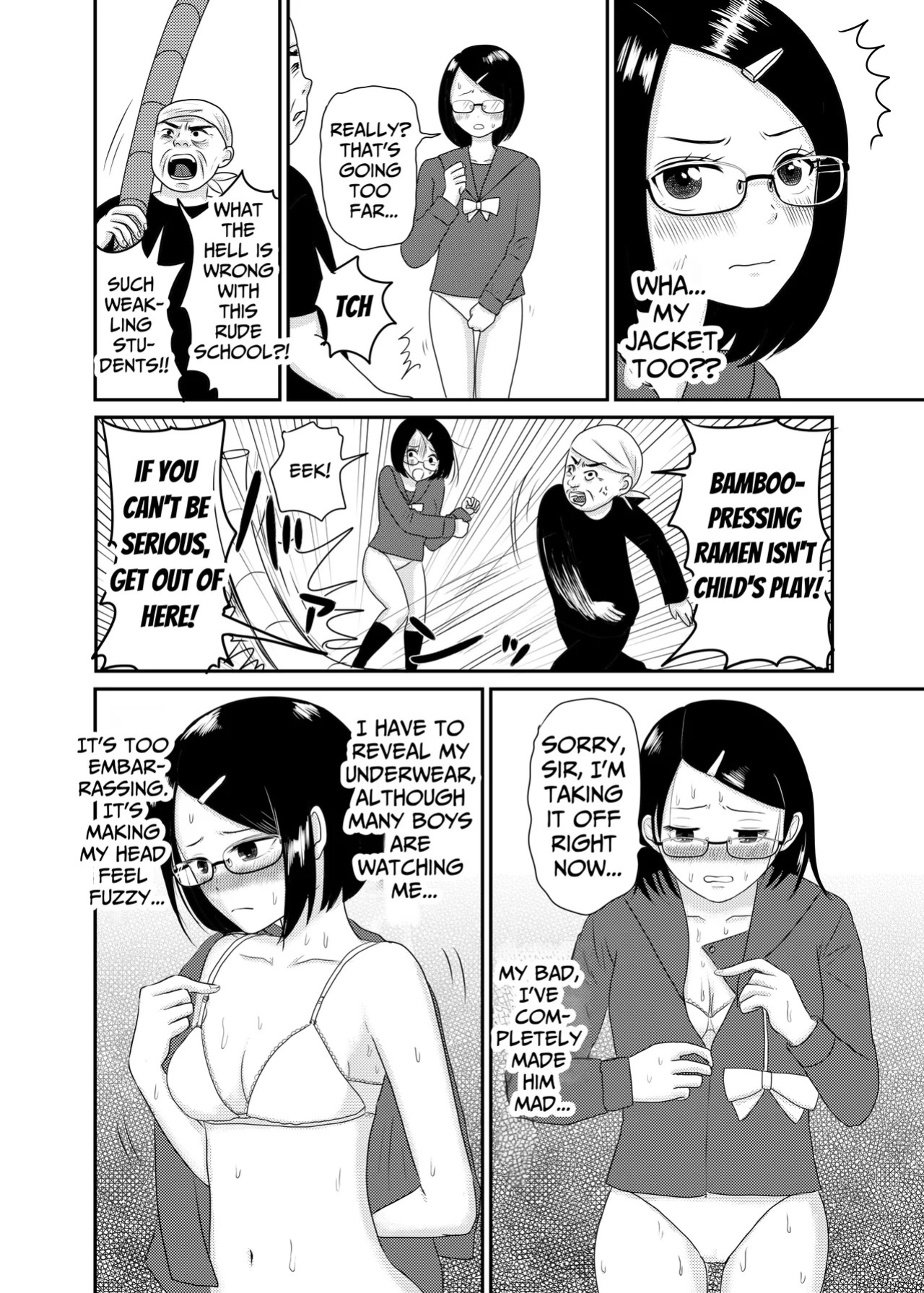 [Mizuko no Pasta (Kinoko Kurage)] Fully Naked Humiliating Bamboo Kneaded Ramen Noodles [English] [Translators Unite] [Digital]