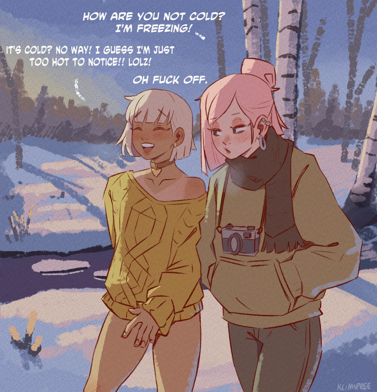 [KlimSpree] Gyaru OCs - Yuzu & Suika