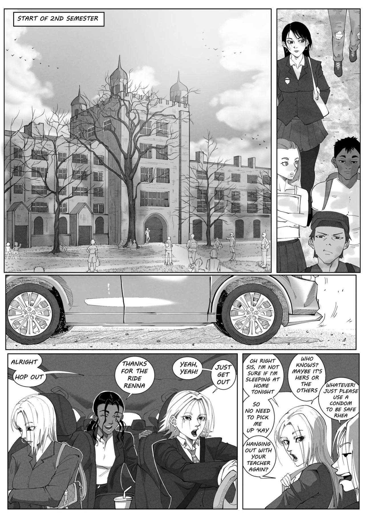 [UselessBegging] GNO: Girl's Night Out - Issue 02 [public/censored][ongoing]