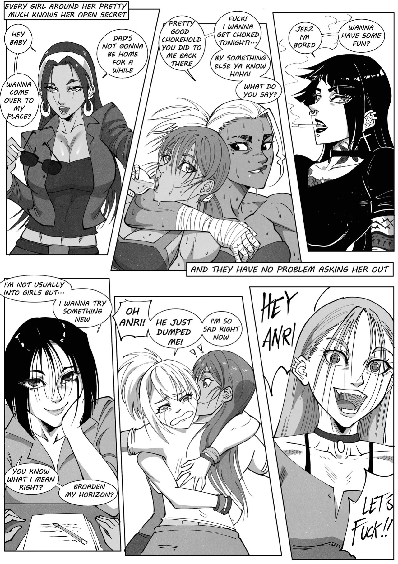[UselessBegging] GNO: Girl's Night Out - Issue 02 [public/censored][ongoing]