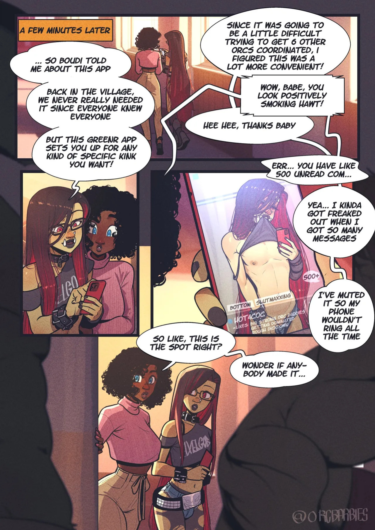 [OrcBarbies] Erika's First Week [ongoing]