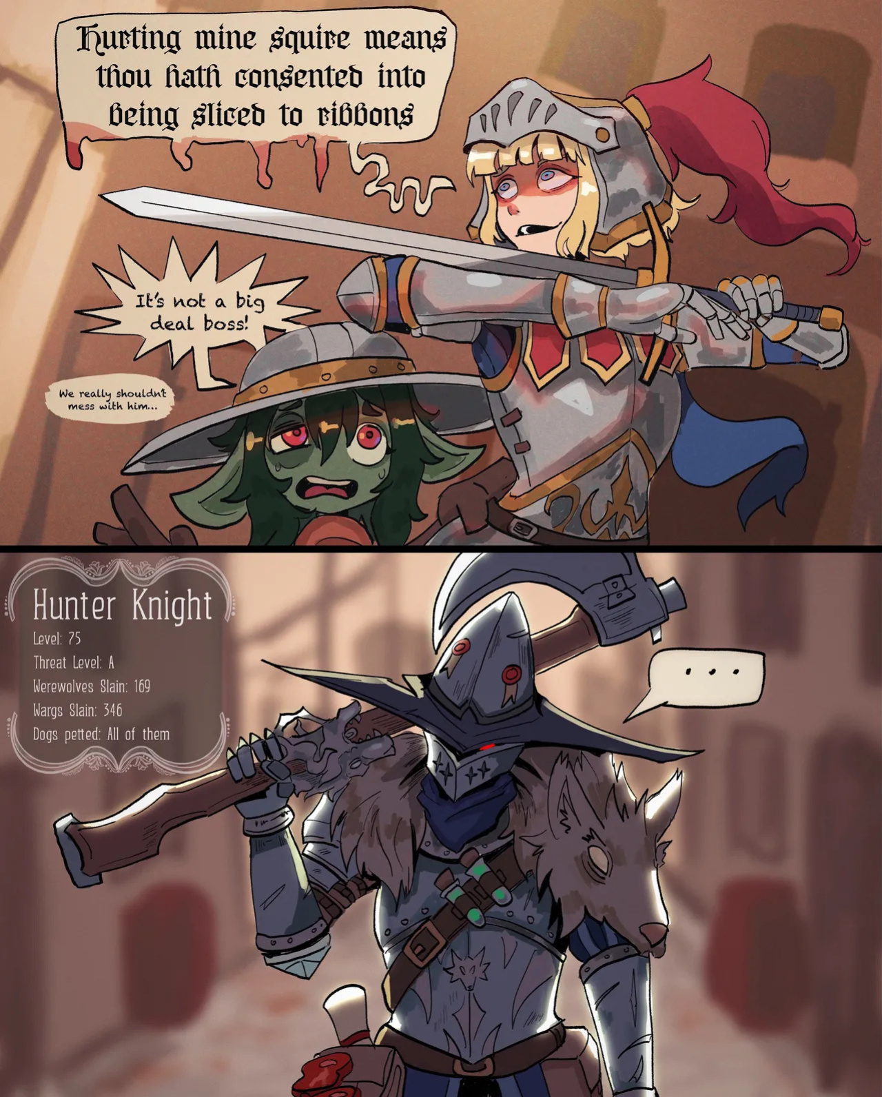 [BasedBinkie] Chivalry Starved Knight/Familiar Lands