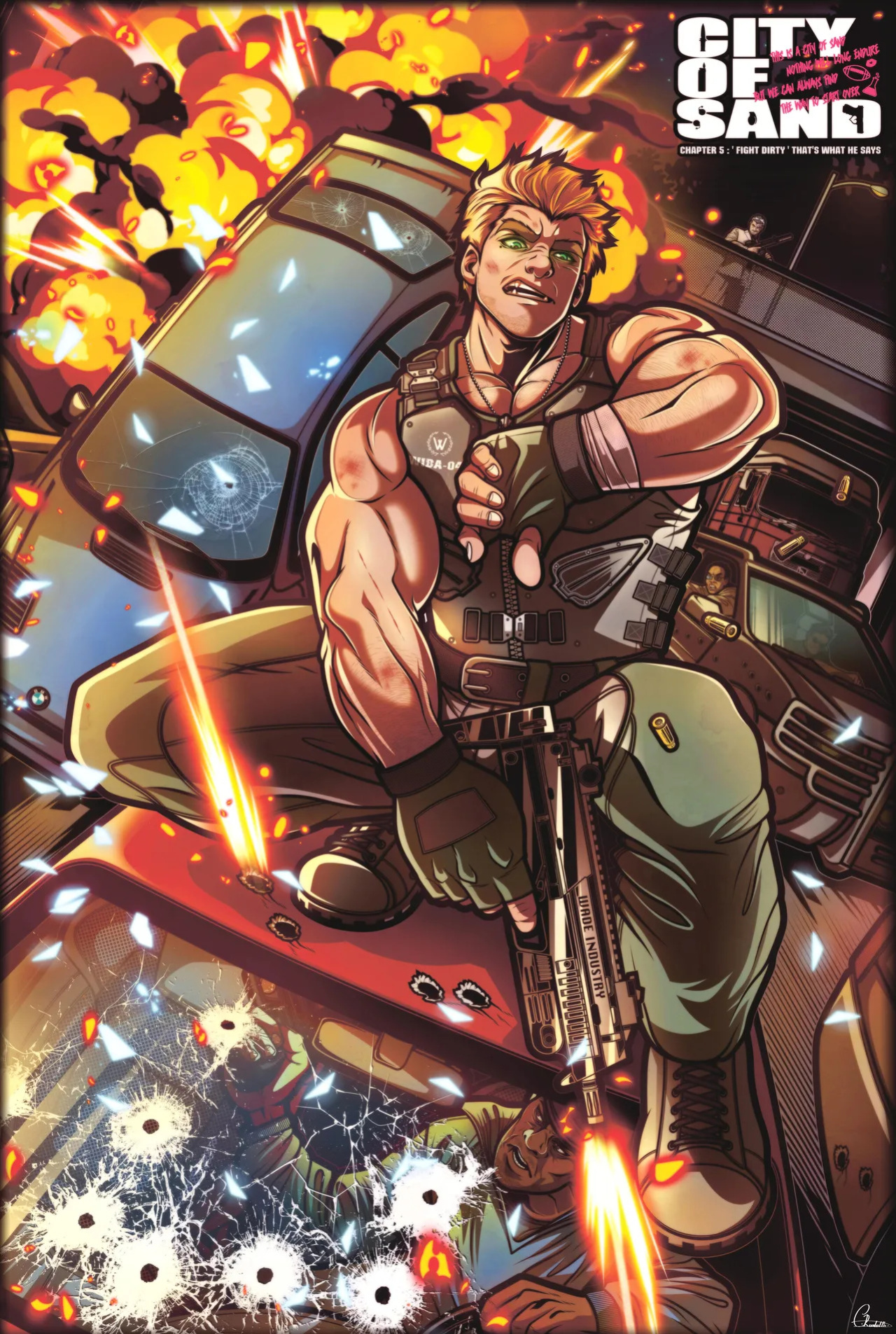city of sand (comic illustrations)