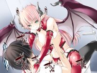 [Spermagic (MAKI)] Succubus no Doinran Onee-san ni, Doutei mo Seieki mo Nanimokamo Shiboritorarechau Boku [Eng]