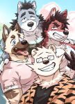 [Kumayaki (KUMAK)] Lucky Boys - Dog Days - (Uncensored)