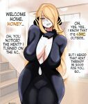 [Ocerius] Cynthia greets you at the door (Pokemon)