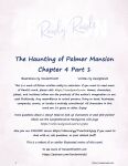 [TenderMinDD & RawlyRawls] The Haunting of Palmer Mansion Chapter 4