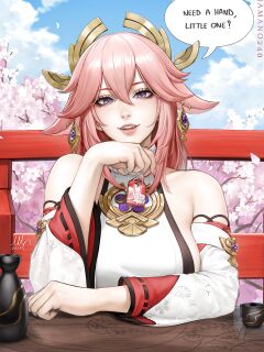 Sciamano240 Yae Miko HandSake (Genshin Impact)
