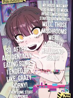 [Hoshoku Shoujo (Karasu Chan)] Ie ga Shike Sugite Haete Kita Genkaku Yuuhatsu Kinoko wo Gosyoku Shite Hatsujyou Shita Ato no Are ya Kore