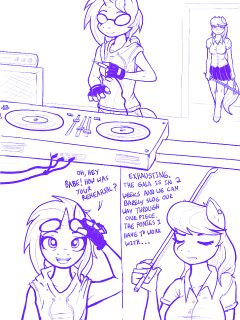 [ponideathmarch] Vinyl and Octavia sexytime (My Little Pony: Friendship is Magic)